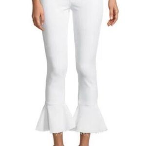 MOTHER White Flare Jeans
